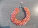 Artisanat - bracelet nacre saumon 
