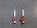 Artisanat - Boucle oreille droite nacre perle