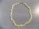 Artisanat - Collier pm ou bracelet double coquillages jaunes