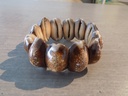 Artisanat - Bracelet coquilles Cypraea brut